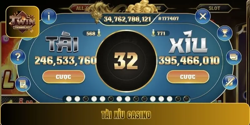 Tài Xỉu Casino Twin68 - Cơ Hội Đặt 1 Ăn 10 Cực Hấp Dẫn