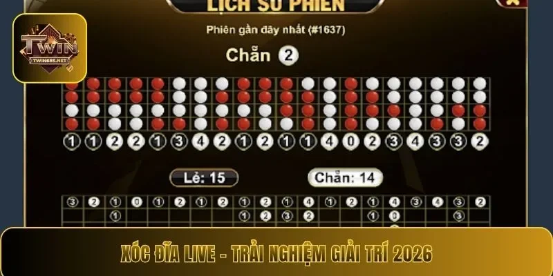 Xóc Đĩa Live – Trải Nghiệm Giải Trí Không Thể Bỏ Lỡ 2026